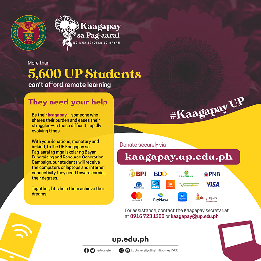 Kaagapay sa Pag-aaral social media Eng with bank logos 15PERCENT