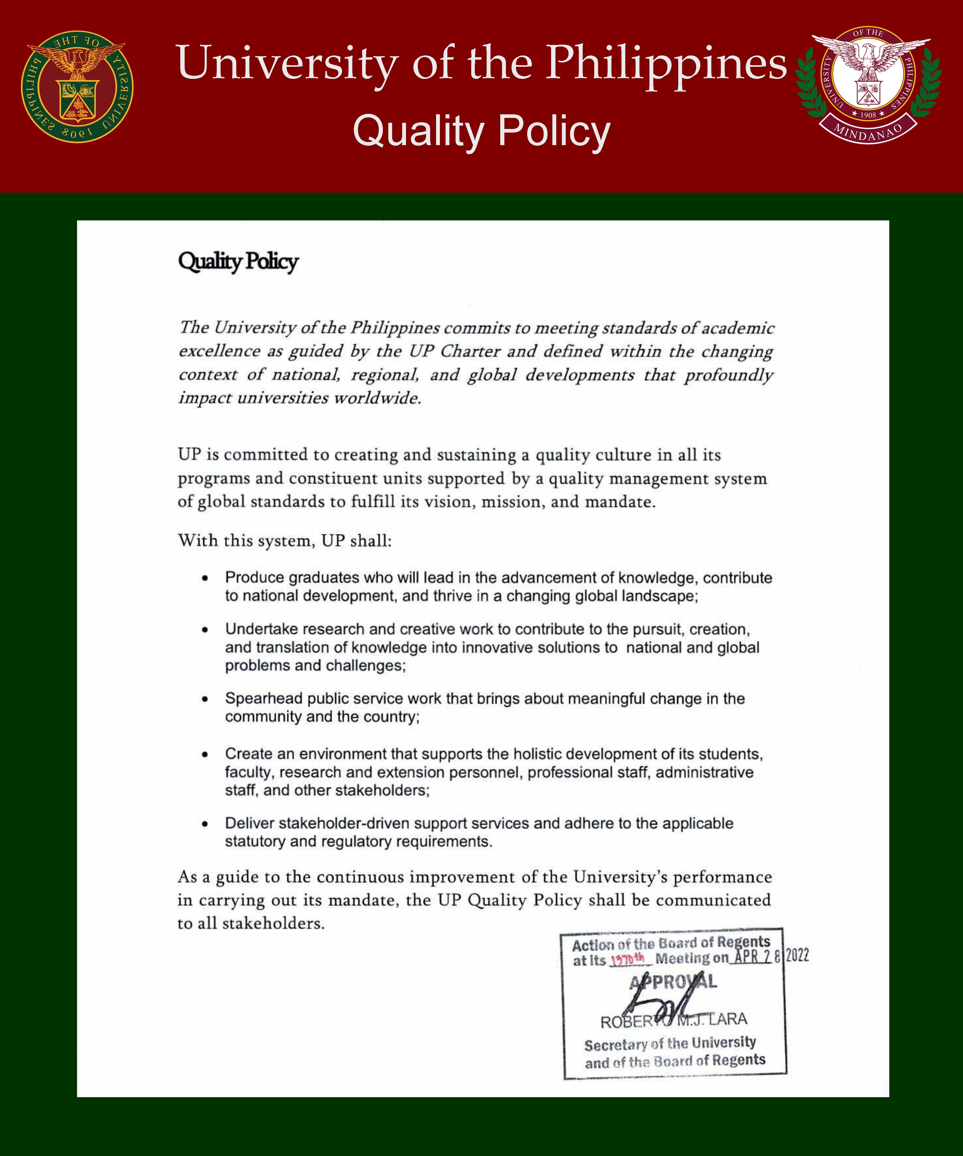 2022 051022 QUALITY POLICY