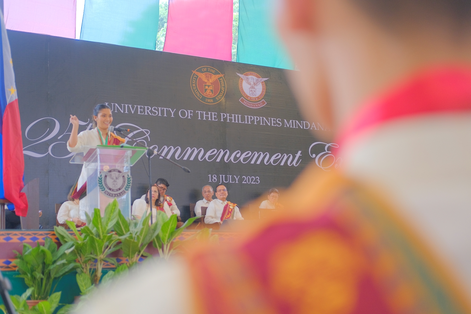 Speech of Meluzvia Marie Amora, summa cum laude, BS Food Technology, UP Mindanao